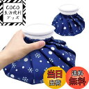 【送料無料】GOKEI アイスバッグ 氷のう 氷嚢 【S+Mセット】 アイシングバッグ 大口径 水漏れ防止 アイス バッグ スポーツ 手首用 肘用 膝用 関節 夏の暑さ対策グッズ スノー・ドット・ブルー