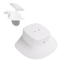 【送料無料】TVETE for eufy s340 カバー レインカバー 雨よけ セキュリティカメラカバ For Eufy-SoloCam-S340用 S340 防水カバー S340 保護 防塵 防紫外線 サンシールド 取り付け簡単 プラスチック製 ネジ付き 簡単設置 白 屋外用