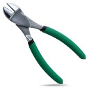 【送料無料】INJOYTEC 7インチ斜めプライヤー 強力ニッパー ワイヤーカッター ワイヤーニッパー 番線カッター プラスチックニッパー 切る ニッパー 工具 細かい作業 切断刃付 コンパクト ビーズ プロ ホビー用途 ツール DIY アクセサリー作り 軟鉄 銅線切断 手作り ジュ