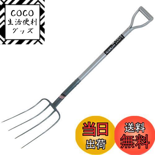 【送料無料】近与(KONYO) Family Tree 軽量パイプ柄フォーク4本爪 ハイブリッド (アルミパイプ柄+鉄製爪頭) 20%軽量化当社比