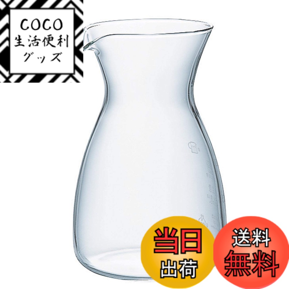 【送料無料】HARIO(ハリオ) とっくり デカンタ 400ml ミルクピッチャー 日本酒 ワイン 電子レンジ 耐熱ガラス GT-2T