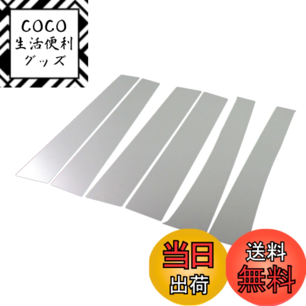 【送料無料】BRIGHTZ MPV LW系 超鏡面ステンレスメッキピラーパネル バイザー無用 6PC 【 PIL-SIL-031 】 47580