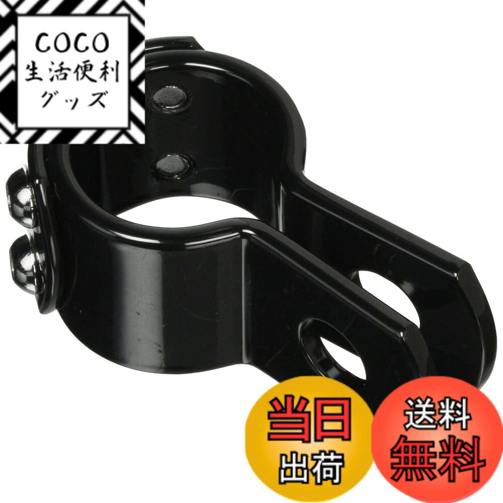 【送料無料】キジマ(Kijima) バイクパーツ 3ピースクランプ 1-1/4インチ ブラック 1個入り HD-05405