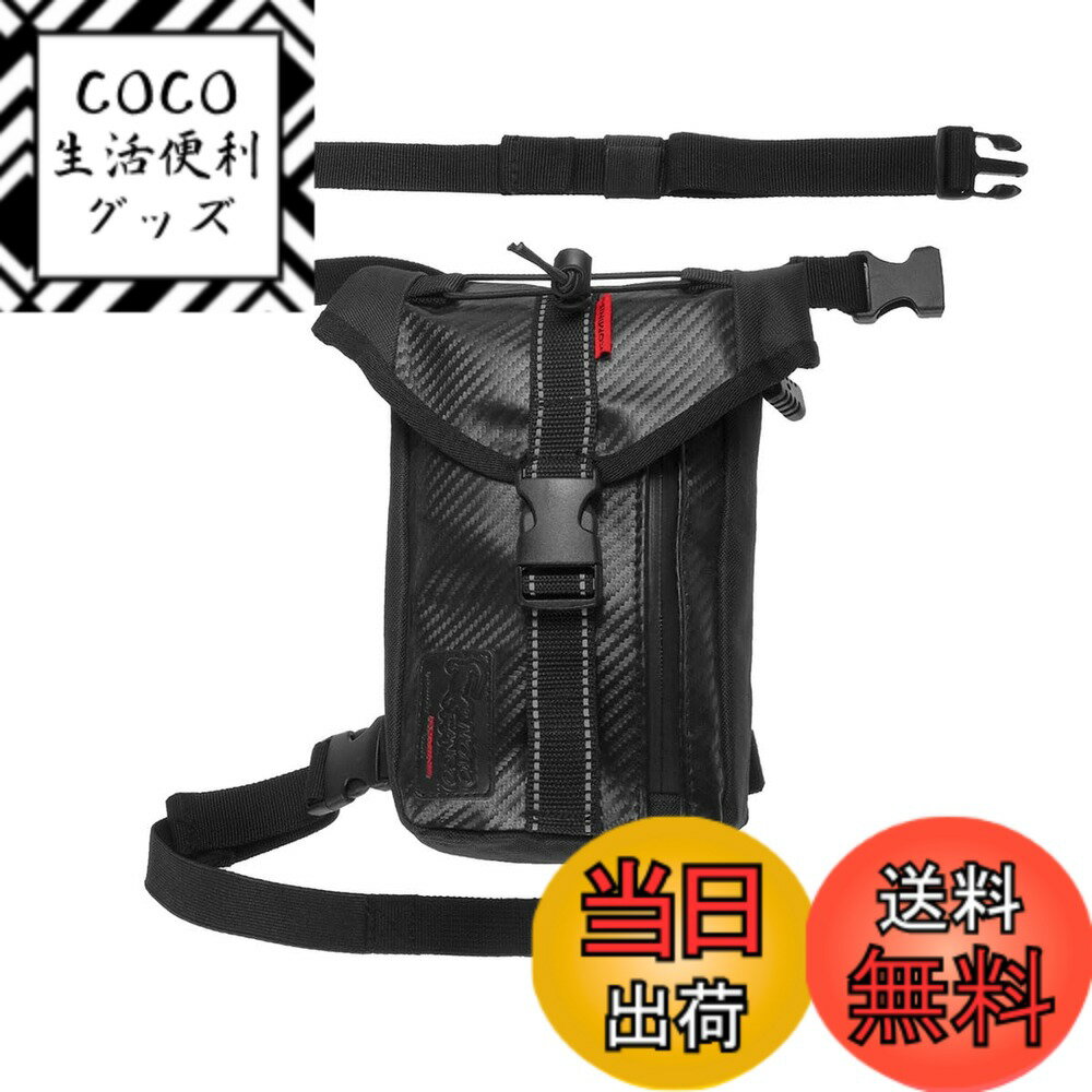 【送料無料】コミネ(KOMINE) バイク用 ウォータープルーフレッグバッグ ブラック 2.2L S ...