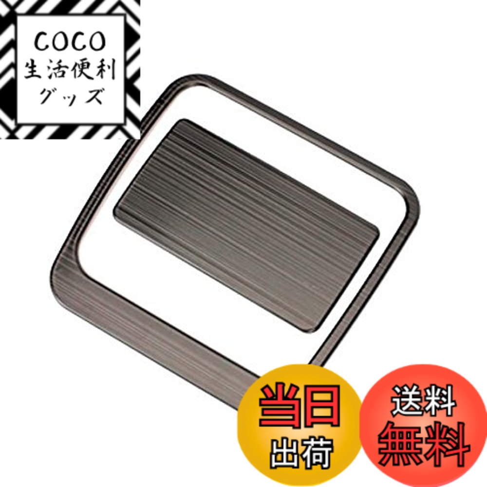 【送料無料】カデ子(KADEKO) MAZDA用 互換性 CX-5 KF系 専用 ステンレス 助手席グローブボックス/収納ボックスハンドルカバー ガーニッシュ ブラックチタン(ヘアライン仕上げ)