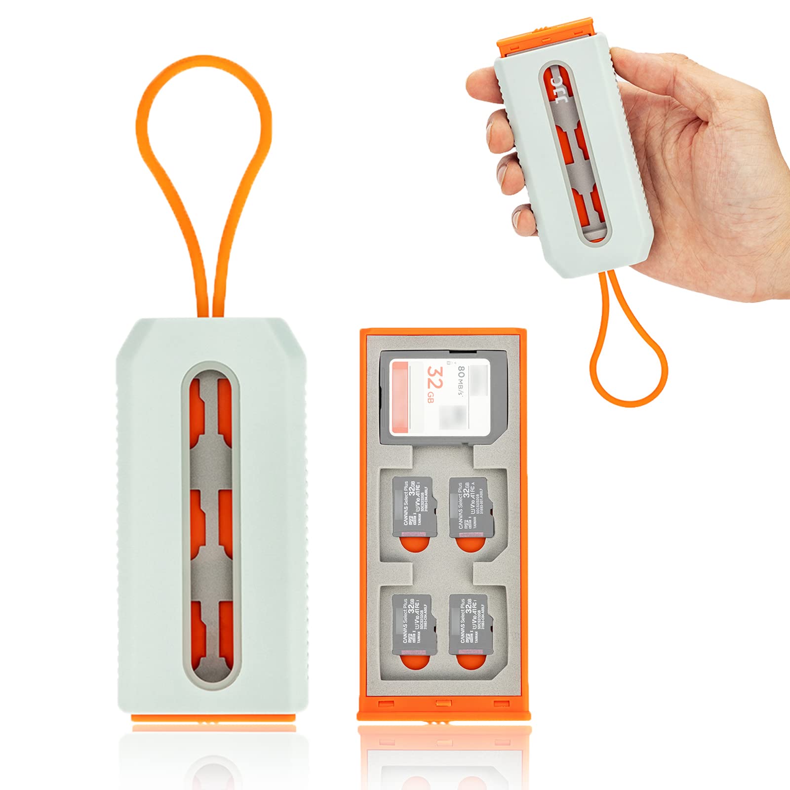 【送料無料】JJC 引き出し SD & Micro SD カードケース 6 枚 SD/SDHC/SD ...