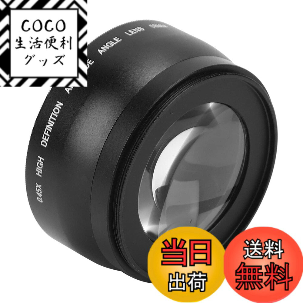 【送料無料】ASHA 58mmカメラ広角レンズ、0.45X広角マクロレンズ、Canon用 Nikon ...