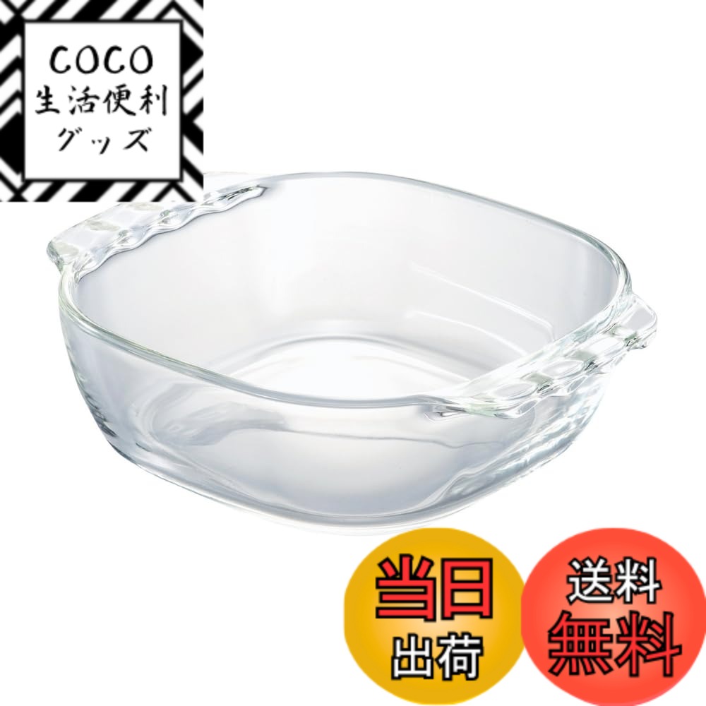 【送料無料】HARIO(ハリオ) 日本製 耐熱ガラス製 トースター皿 400ml BUONO kit ...