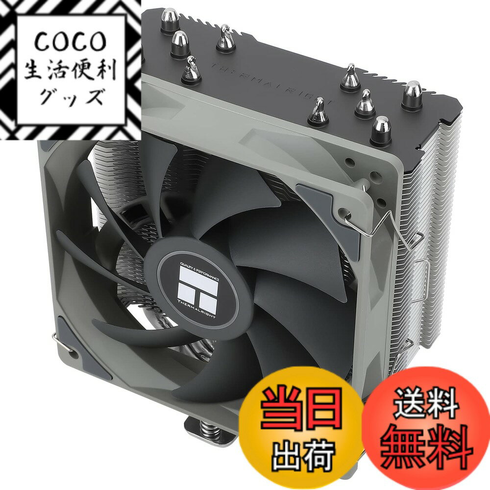 【送料無料】Thermalright Assassin King 120 SE CPUエアクーラー、4本のホットパイプ、C12C PWM静音ファンCPUクーラー、S-FDBベアリング付き、AMD AM4 AM5/Intel LGA 1700/1150/1151/1200、PC冷却器に適用、AMD/Intel cpuクーラー、cpuファン、cpu fan、空冷cpuクーラー