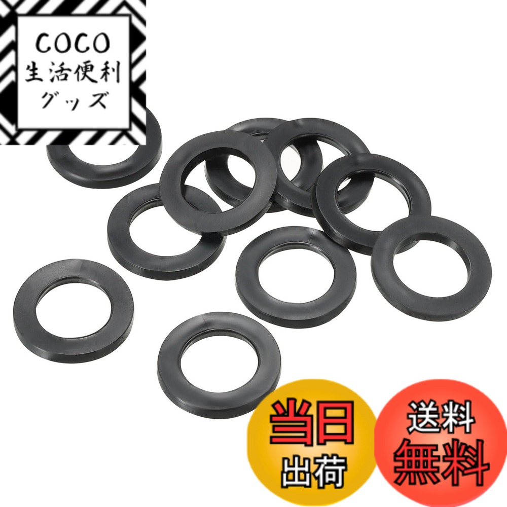 【送料無料】PATIKIL M15 ゴム平ワッシャー 10個入り 15mm ID 23 mm OD  ...