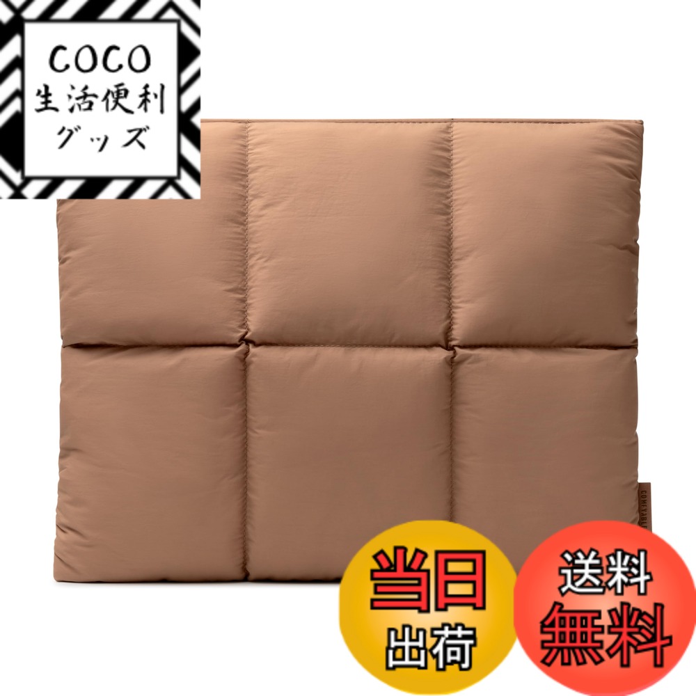 【送料無料】Comfyable Puffy ラップトップスリーブ 16インチ キルトパファーラップトップキャリーケース ピローケース MacBook Pro 16 インチ M3 M2 Pro/Max 2023 & M1 2021-2019対応 16インチカバー, MacBook Air 15インチ M4 2025 A3241 M3 M2 2023 A2941, クレイ