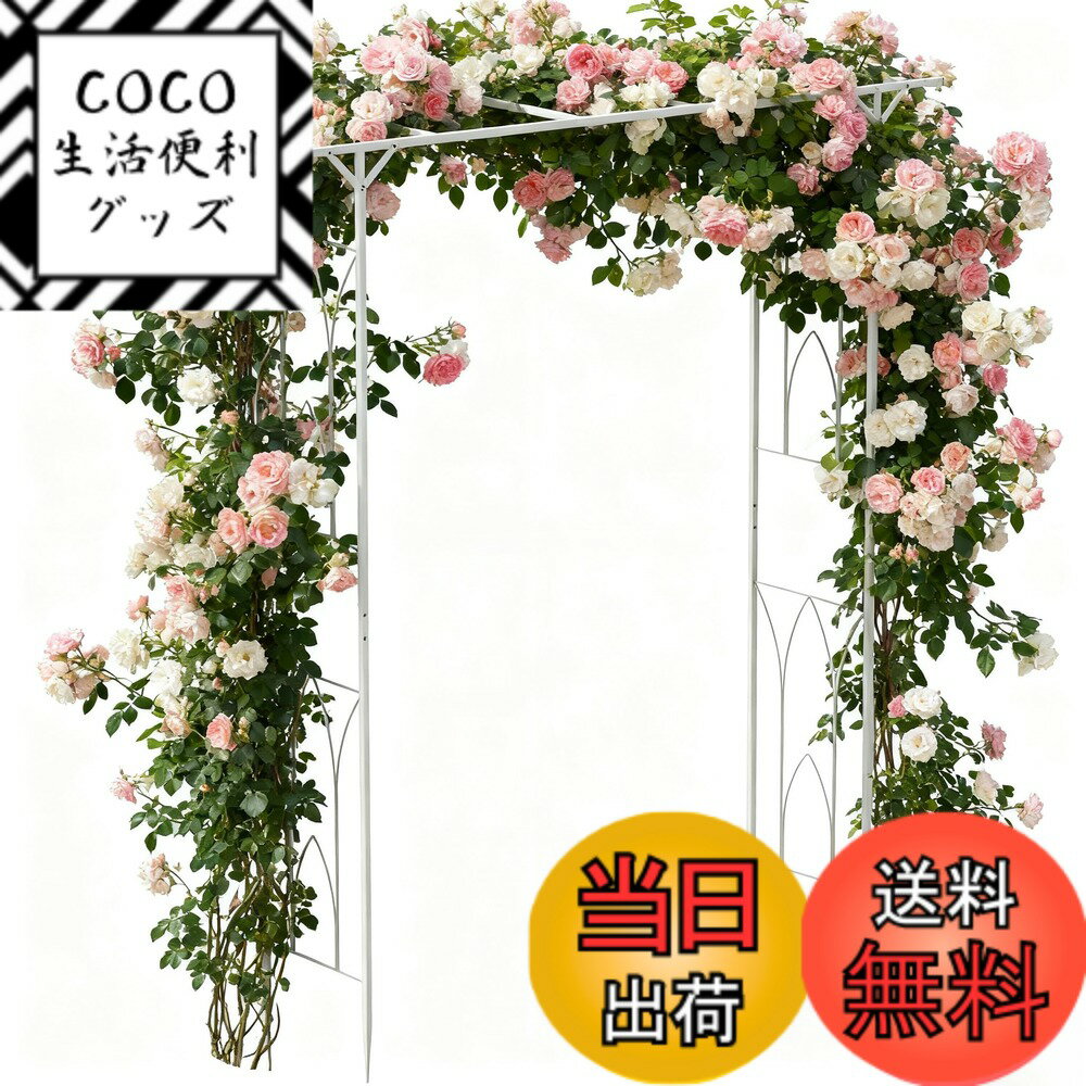 【送料無料】Susire パーゴラ ガーデンアーチ バラ フラワーアーチ 組立キット ぶどう棚 diy キット 藤棚 幅200cm