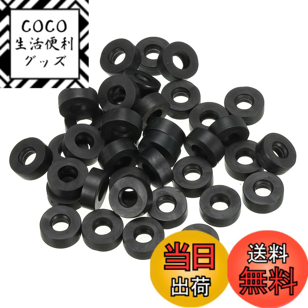 【送料無料】PATIKIL M6 ゴムフラットワッシャー 100個入り 6 mm内径 12 mm外径 ...