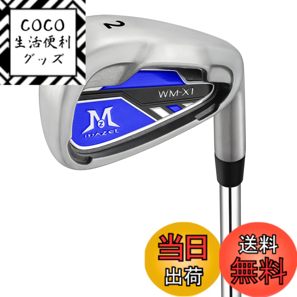 【送料無料】MAZEL (マゼル) WM-X1/2 ゴルフ クラブ アイアン スチールシャフト 単品 ...