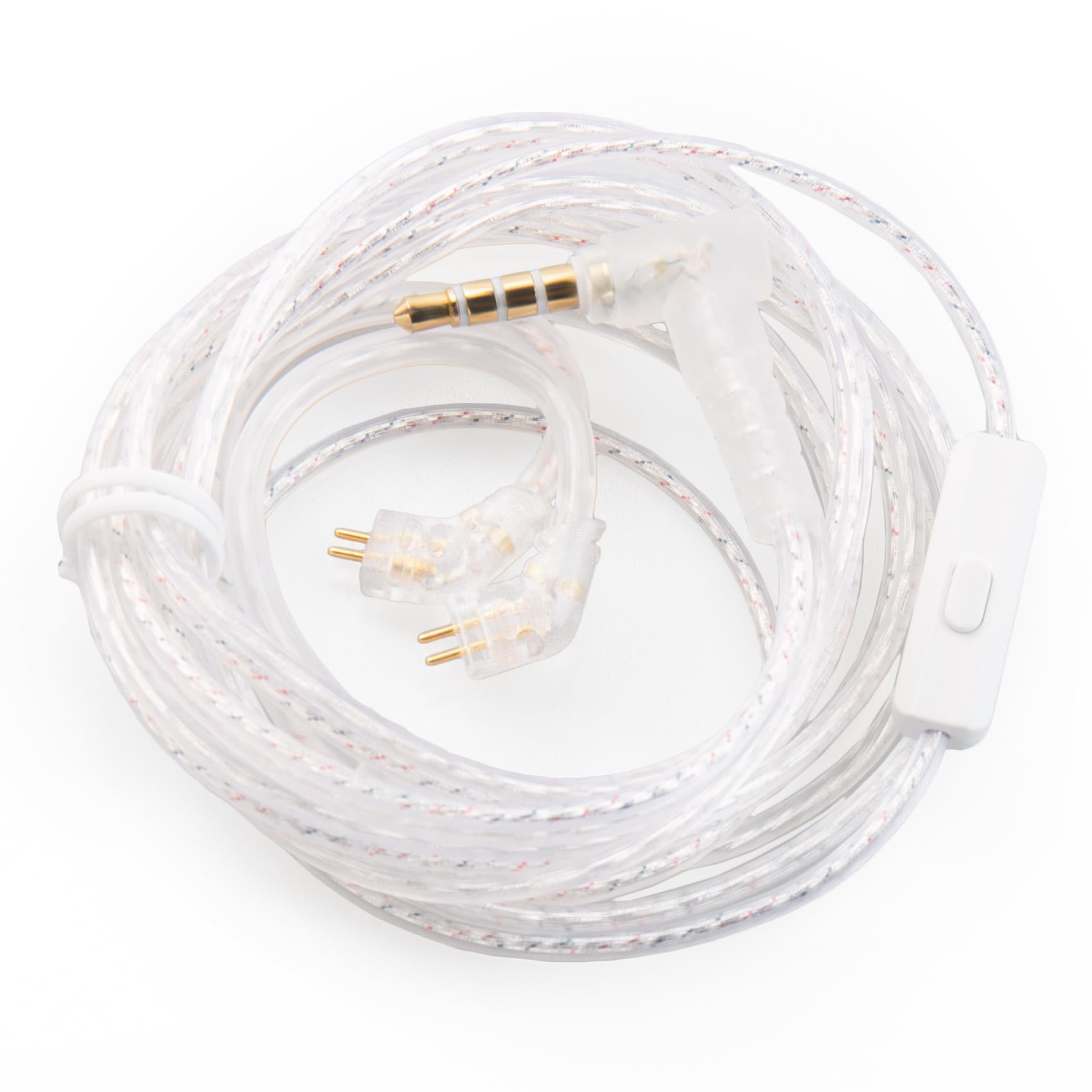 【送料無料】【KBEAR 7005】高純度無酸素銀メッキリケーブル 0.75mmリメートル イヤホン ...