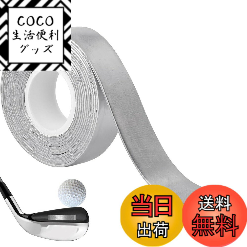 【送料無料】Phyxiul ゴルフ 鉛テープ ゴルフメンテナンス用品 バランステープ ゴルフ鉛箔テー プ 薄型 ウエイトバランサー ゴルフクラブ 手入れ 保護製品 1.2cm*107cm 30g （1ロール）