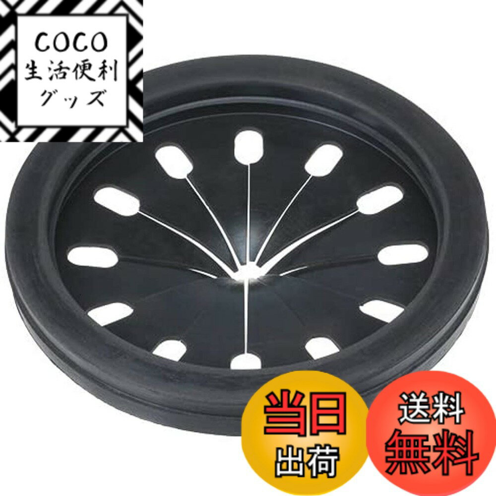 Rakuten - 【送料無料】Belca 流し用菊割れゴム・止水セット 色：ブラック、サイズ：直径14.4cmx高さ1.7cm