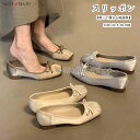 パンプス フラットヒール バレエシューズ コーンヒール リボン 婦人靴 おしゃれ 可愛い 大人 カジュアル 歩きやすい 履きやすい 美脚 結婚式 シンプル 韓国風(4)