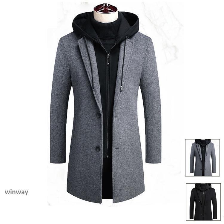 Duffle Coat - ダッフルコート メンズコート　秋冬　ラシャコート トレンド ロングコート　男性　ジャケット　アウター　コート　通勤　カジュアル　20代 30代 40代