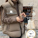 中綿ベスト レディース ダウン ベスト ダウンベスト 防寒ベスト ハイネック チョッキ ジレ アウター トップス 立ち襟 カジュアル 細身 秋冬