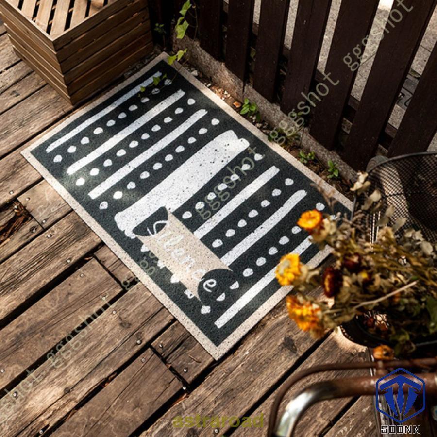 玄関マット カーペット ドアマット 室内用 泥落とし 北欧風 モダン 屋外 滑り止め加工 キッチン インテ..