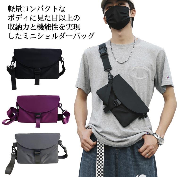 送料無料 ミニバッグ コンパクト メンズ メッセンジャー 小物入れ ショルダーバッグ ミニショルダーバッグ 軽量 小さめ 斜め掛け ワンショルダーバッグ ボディバッグ 送料無料 スクエア型 ナイロン