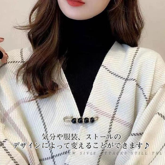 ファッション真珠のブローチピンジュエリー ビンテージ安全クローズドレスカーディ...