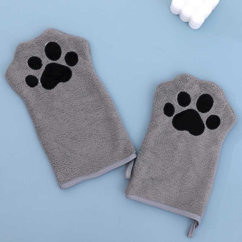 【2個セット】ペット用洗浄手袋 猫犬用シャンプーグローブ 猫の入浴手袋 犬用の保...