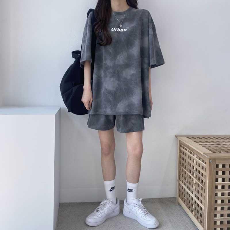 レディース 上下セット Tシャツ 2点セット 女性 女子 ルームウェア 部屋着 セット...