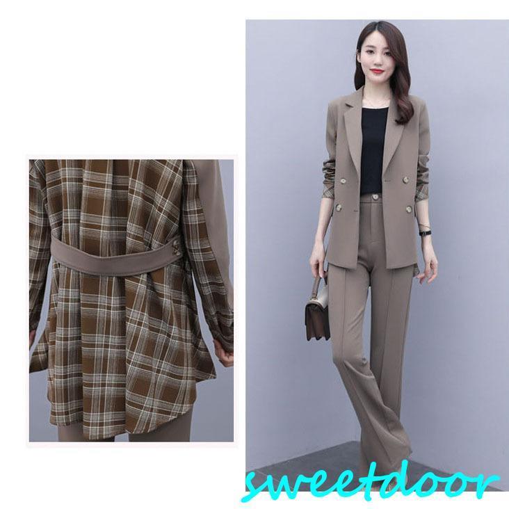 卒業式 服 母 セットアップ パンツスーツ レディース 2点セット 50代ファッション フォーマル セレモニースーツ 秋冬 着痩せ 通勤 20代 30代 40代 50代