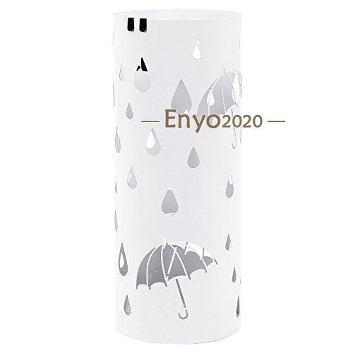 傘立て おしゃれ かわいい 水受けトレイ付き 業務用 折り畳み傘兼用 玄関 収納 白