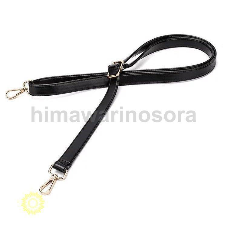 ショルダーストラップ ショルダーベルト バッグストラップ 付け替え スペア 調整 レザー ロングストラップ 細い 黒 赤 灰 白 カラフル 穴 ホール シンプル フォ