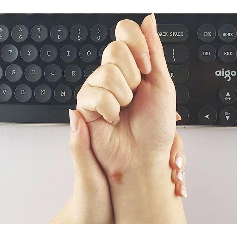 マウスパッド リストレスト付き ハンドレスト一体型 手首クッション 手腕サポート 腕置き 滑り止め 手首サポート ソフト カラバリ豊富 カラフル シン