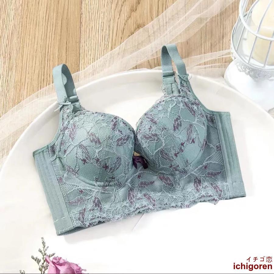 育乳ブラ 補正ブラ 補正下着 ブラジャー 脇高 レディース 自胸 垂れ防止 エレガント ワイヤー入り 美胸 小胸 バストアップ 谷間 盛れる coco520-10015603 coco-ailes サンプル画像2