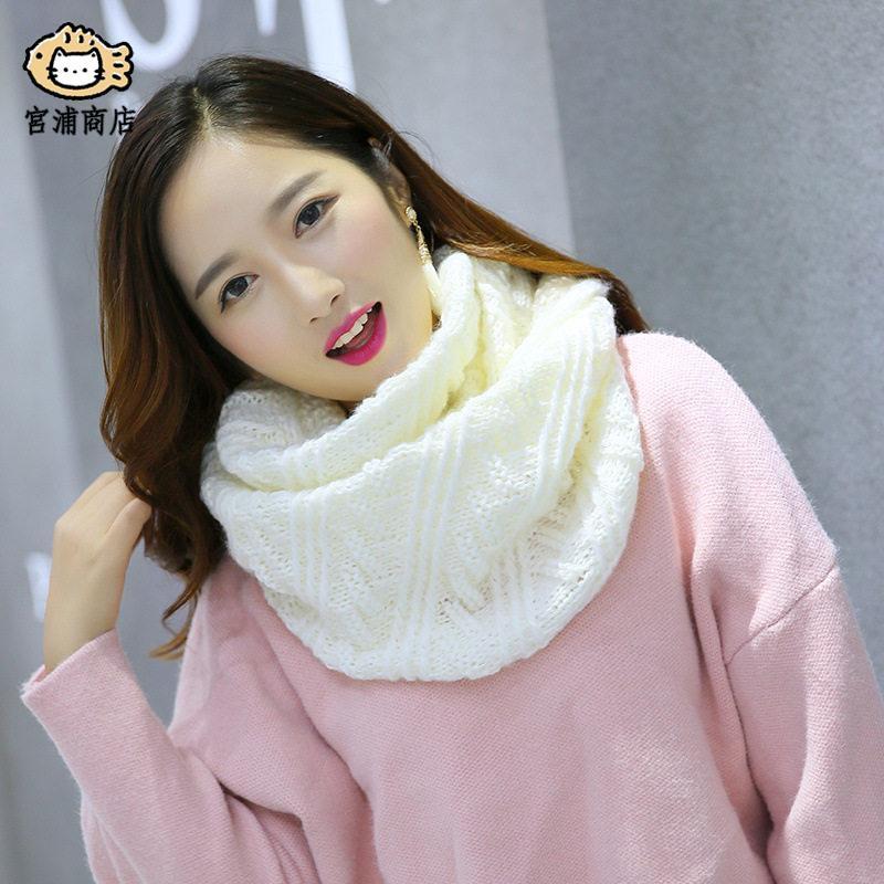 スヌード ネックウォーマー マフラー メンズ レディース 男女兼用 ファッション ニット 韓国風 防寒 暖い 輪っか状 寒さ対策
