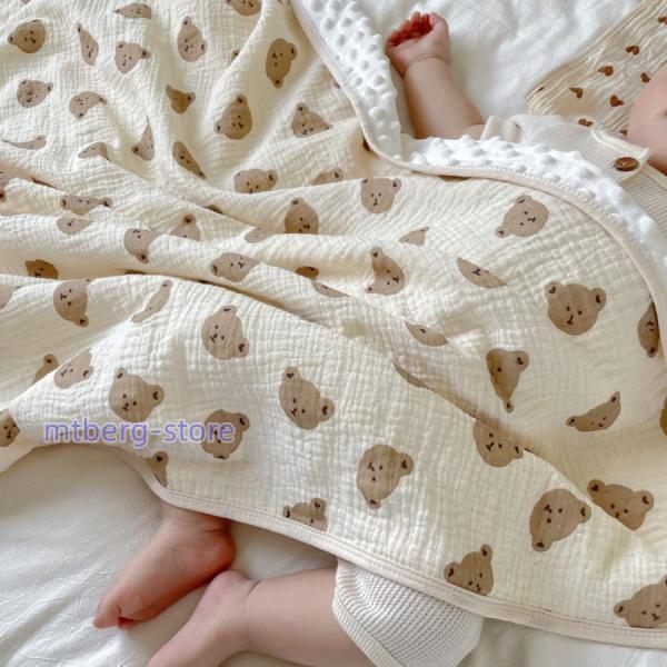 Cotton Blankets - ベビー 毛布 ブランケット 夏 薄手 サマー 掛け布団 ガーゼ 綿 赤ちゃん 子供用 肌布団 柔らかい ひざ掛け 洗える 冷房対策 昼寝 肌掛け 出産 お祝いプレゼント