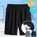 接触冷感 ショートパンツ メンズ 吸汗速乾 UVカット ひんやり イージーパンツ ゴルフ パジャマ ハーフパンツ 夏 スポーツ 軽量 短パン