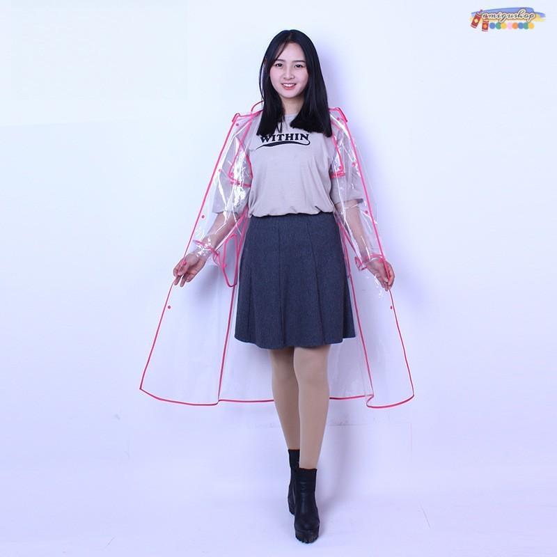 レインコート ロング パイピング 男女兼用 雨合羽 透明 つば付き 大人 自転車 軽量 ポンチョ 防水性 レインポンチョアウトドア 野外フェス 袖付き