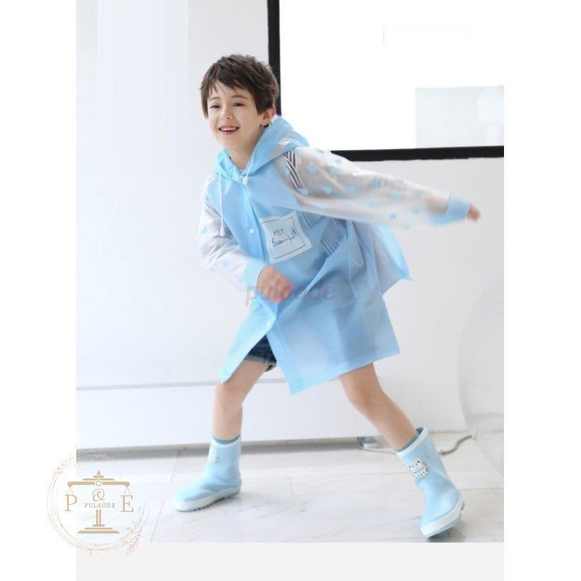 レインコート キッズ ランドセル対応 袖付き 反射テープ つば付き レインポンチョ レインウエア 軽量 防水 雨具 安全 かわいい 子供 花柄