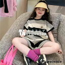 【スーパーSALE/激安】子供ジャージ 女の子 ジャージ キッズ 夏服 子供服 セットアップ tシャツ 半袖 ハーフパンツ 半ズボン おしゃれ 可愛い 韓国子供服 ジュニア こども服 ベビー服