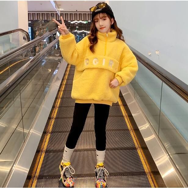 乐天商城 - 子供ジャージ スウェット 裏起毛 パーカー 子供服 トレーナー 女の子 トップス 秋冬 厚手 暖かい カジュアル キッズ 韓国風