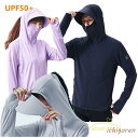 UVカットパーカー 紫外線カット ラッシュパーカー 2type 男女 抗菌 涼しい 指穴フード付き 吸水速乾 UPF50+ 冷感 薄手 水着 日焼け防止 オシャ...