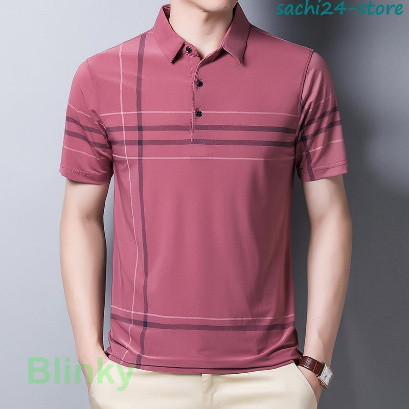 ポロシャツ 半袖 シニア 服 メンズ ゴルフシャツ スポーツウェア 無地 シンプル 高級感 おしゃれ 薄手 夏 仕事着 シニアファッション 高齢者