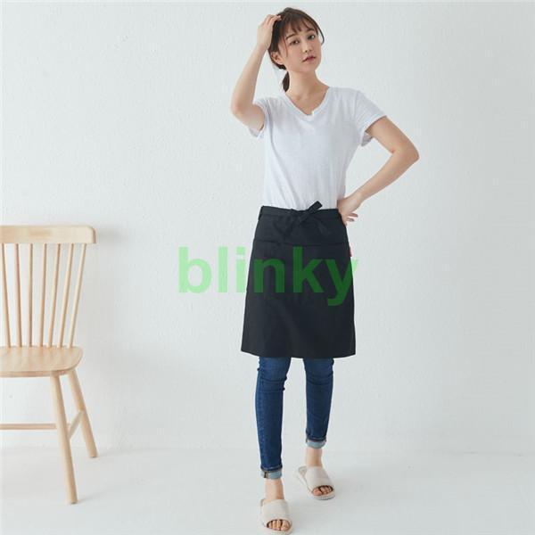 ショート丈 エプロン 保育士 カフェ 前掛け ソムリエ レディース 撥水 飲食 メンズ 作業用 ユニフォーム 仕事着 汚れ防止 耐摩耗性