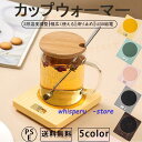 カップウォーマー コーヒーウォーマー 保温コースター コップ保温器 清酒/お茶/コーヒー/牛乳など飲み物 2段調整 恒温40℃ 55℃ デスク/オフィス/家庭用