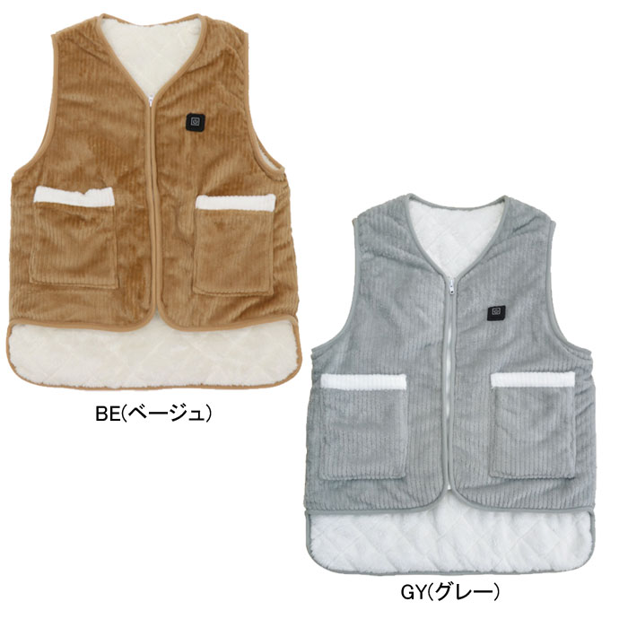 ヒーターベスト ヒロHIRO メンズ レディース HDL-DRV01 電熱 ルームベスト 2211 電熱ウェア 電熱ジャケット 加熱ベスト 防寒ベスト ベスト フリーサイズ 電熱ベスト