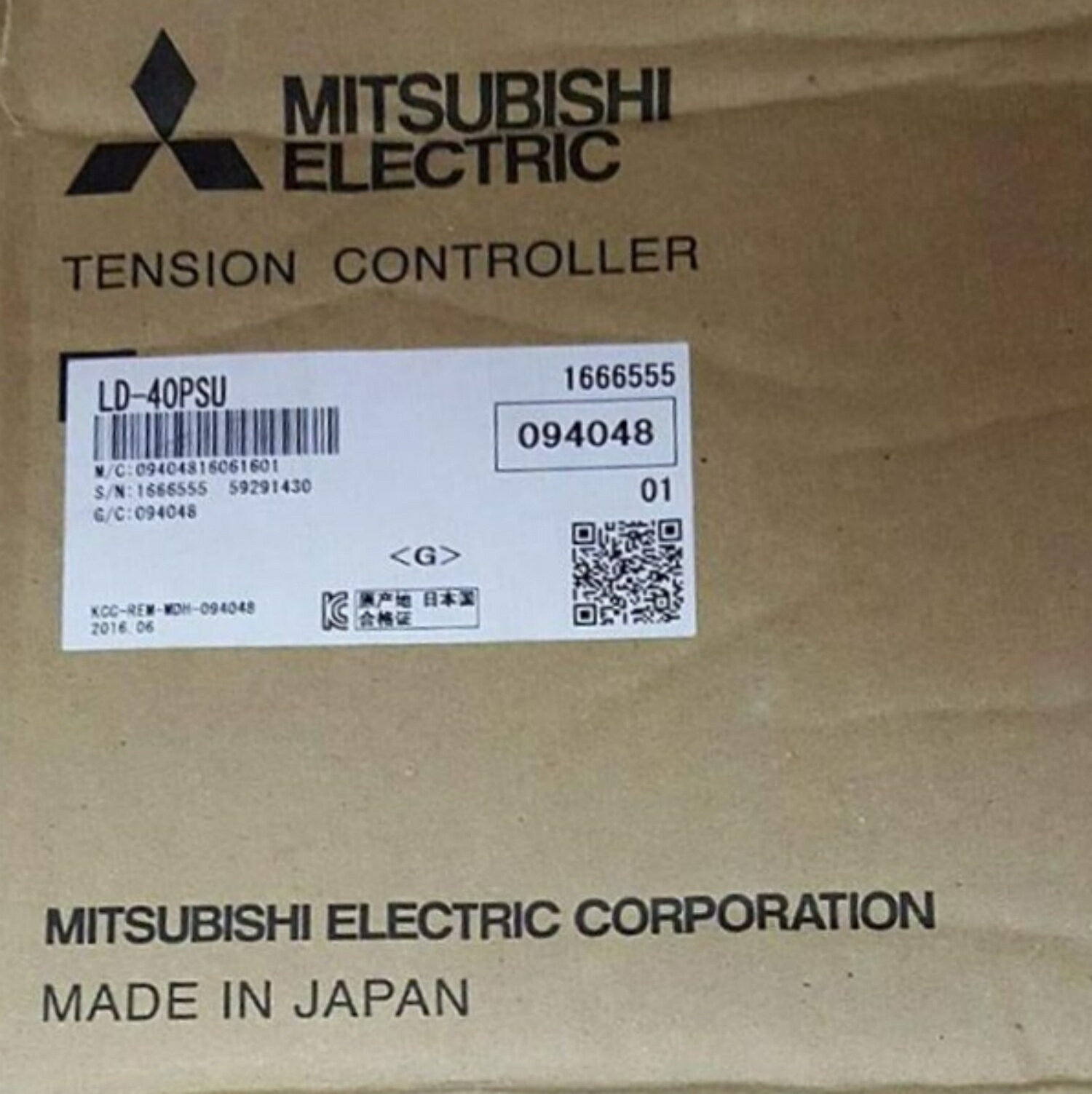 新品★東京発★適格請求★税込 三菱 テンションコントローラー LD-40PSU★6ヶ月保証
