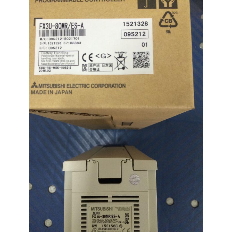 Rakuten - 新品★東京発★適格請求★税込 三菱 シーケンサ FX3U-80MR/ES-A ★6ヶ月保証