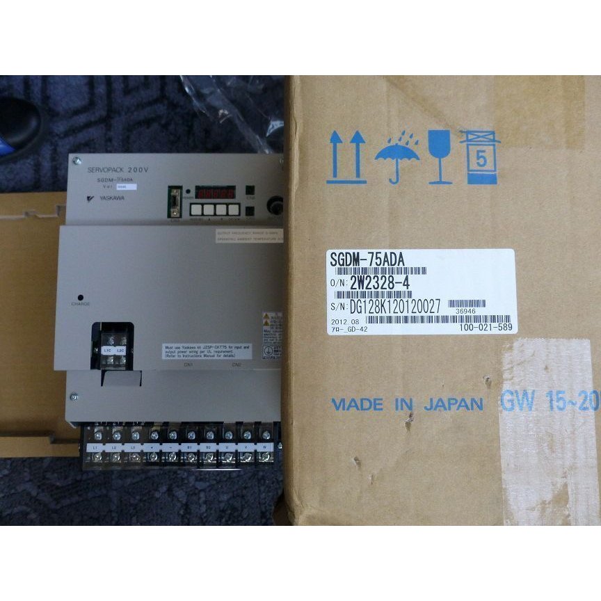 新品★東京発★適格請求★税込 YASKAWA サーボドライバー SGDM-75ADA ★6ヶ月保証