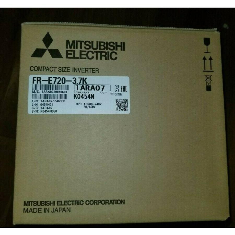 Rakuten - 新品★東京発★適格請求★税込 MITSUBISHI三菱電機 FR-E720-3.7K ★6ヶ月保証